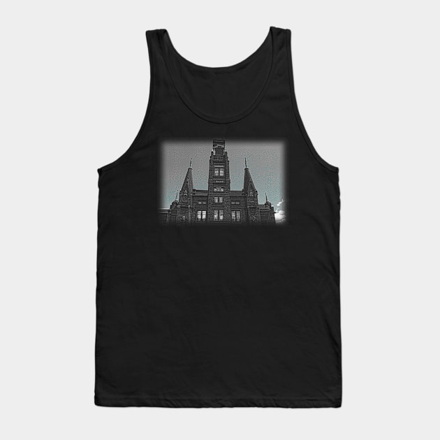 Canada Landmarks - Dot Style Tank Top by Shaun Reichel